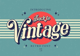 Creative Uses for Back to Vintage Fonts