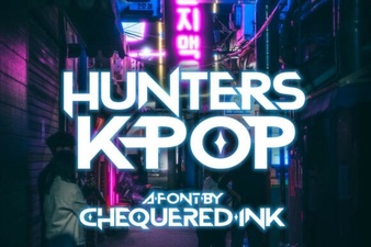 Download Hunters Font for K-Pop Creative Projects