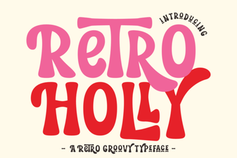 Retro Holly Font Download & Vintage Design Tips