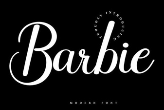 Barbie Font Download and Free License Guide