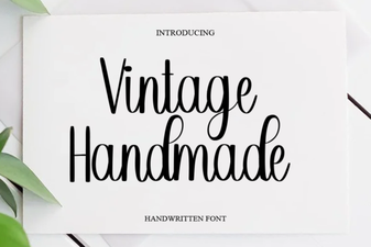 Craft Authentic Style with Vintage Handmade Fonts