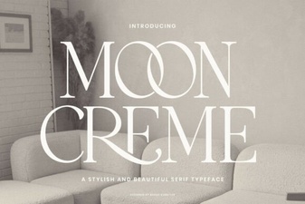 Moon Creme Font: a Unique Typography Resource